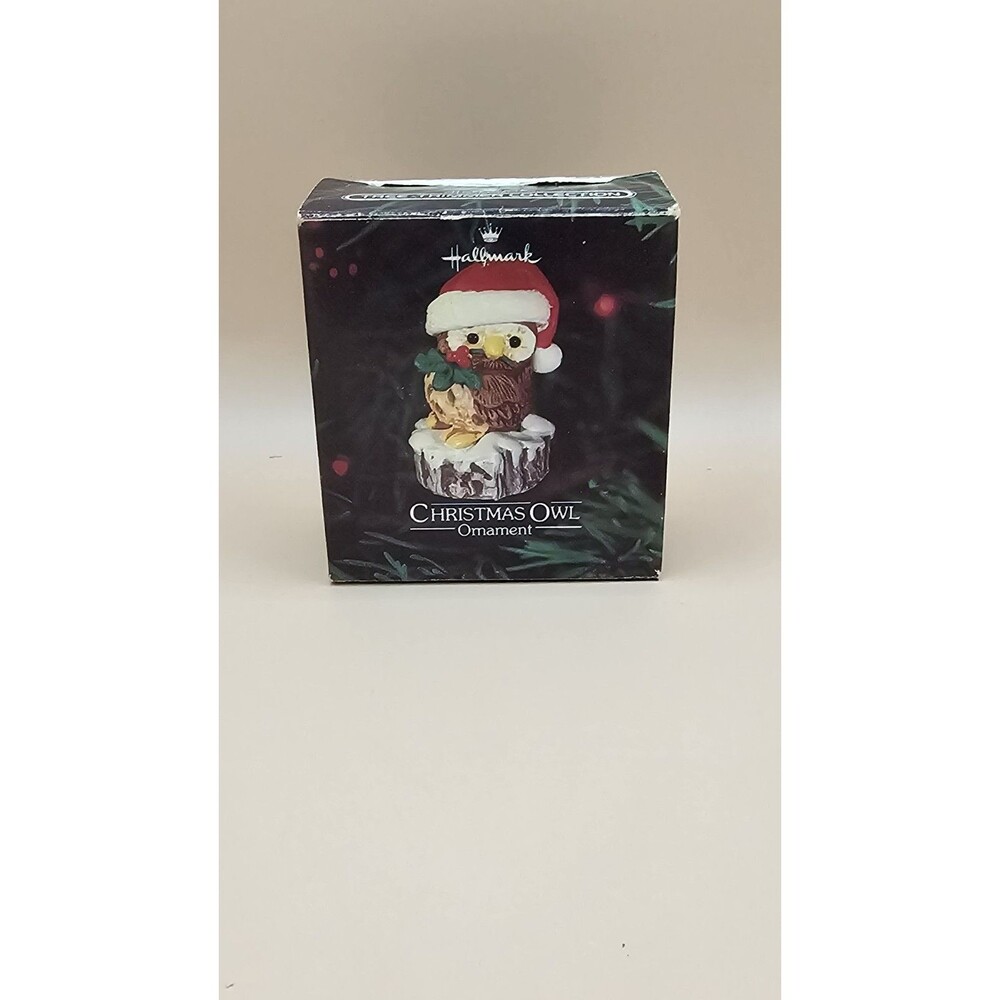Hallmark Tree Trimmer Ornament~Christmas Owl~Dated 1980